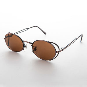 Elegant Steampunk Sunglass with Cut Out Design 