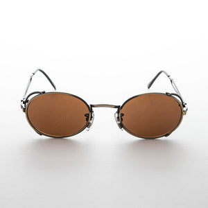 Elegant Steampunk Sunglass with Cut Out Design 