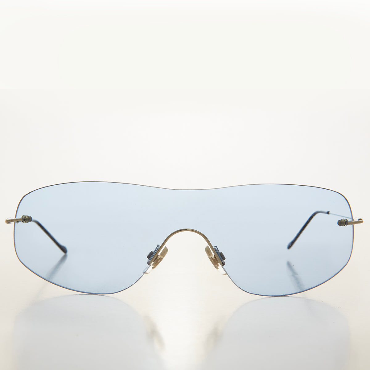 y2k Rimless Shield Sunglasses