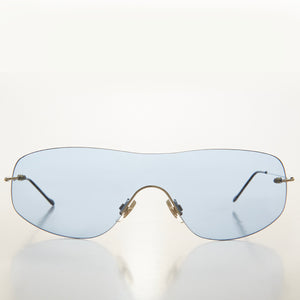 y2k Rimless Shield Sunglasses