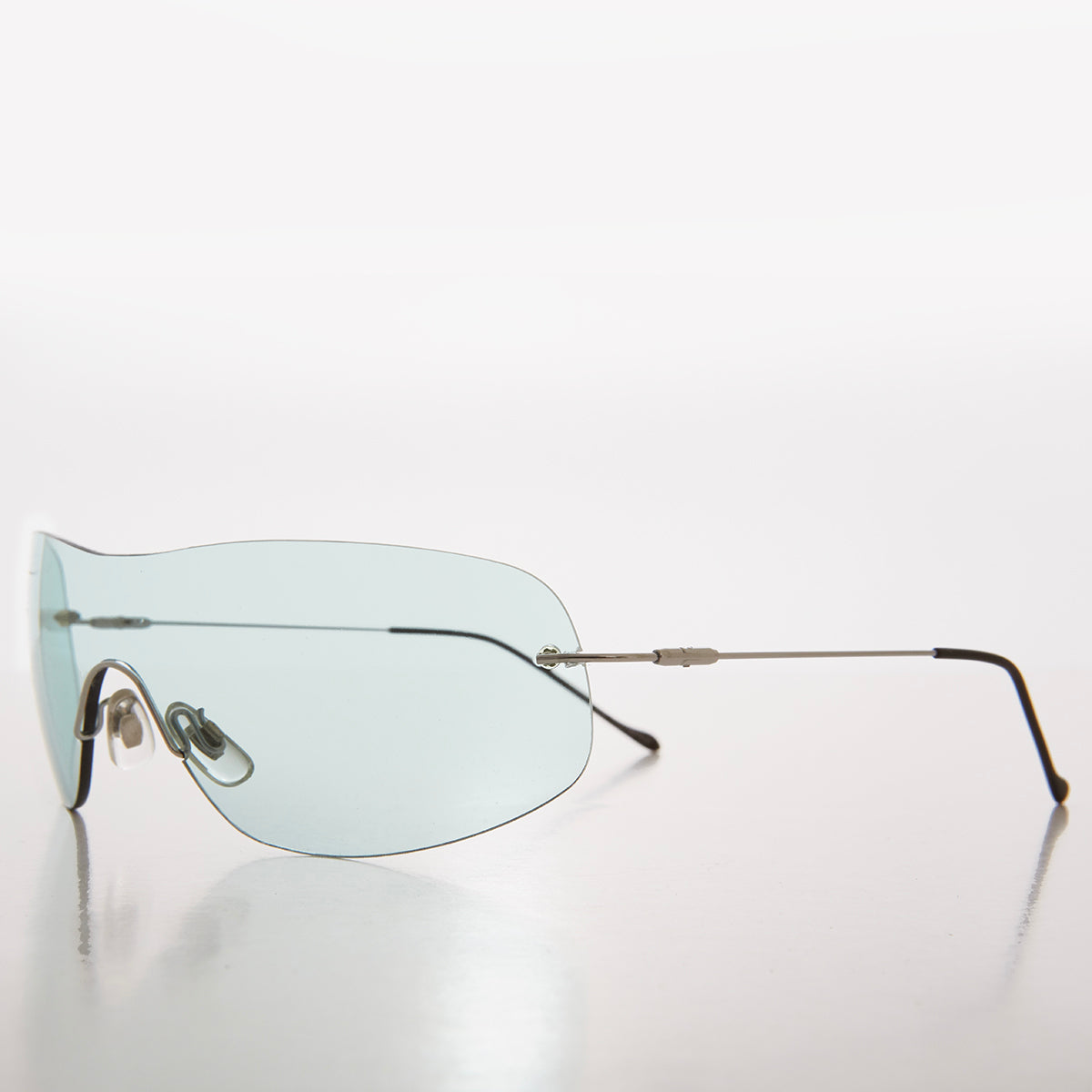 y2k Rimless Shield Sunglasses