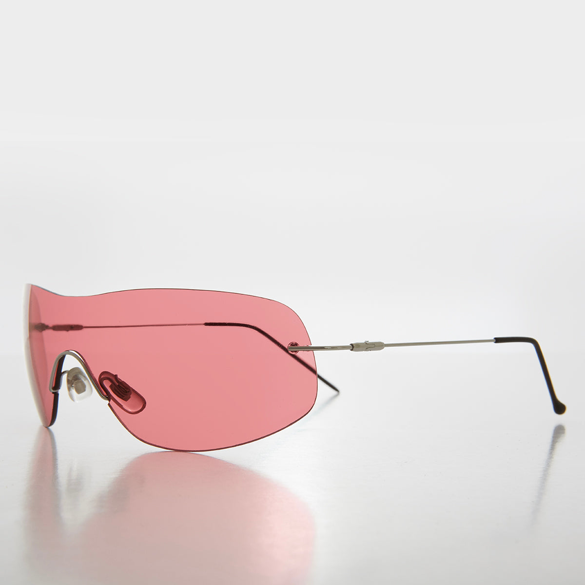 y2k Rimless Shield Sunglasses