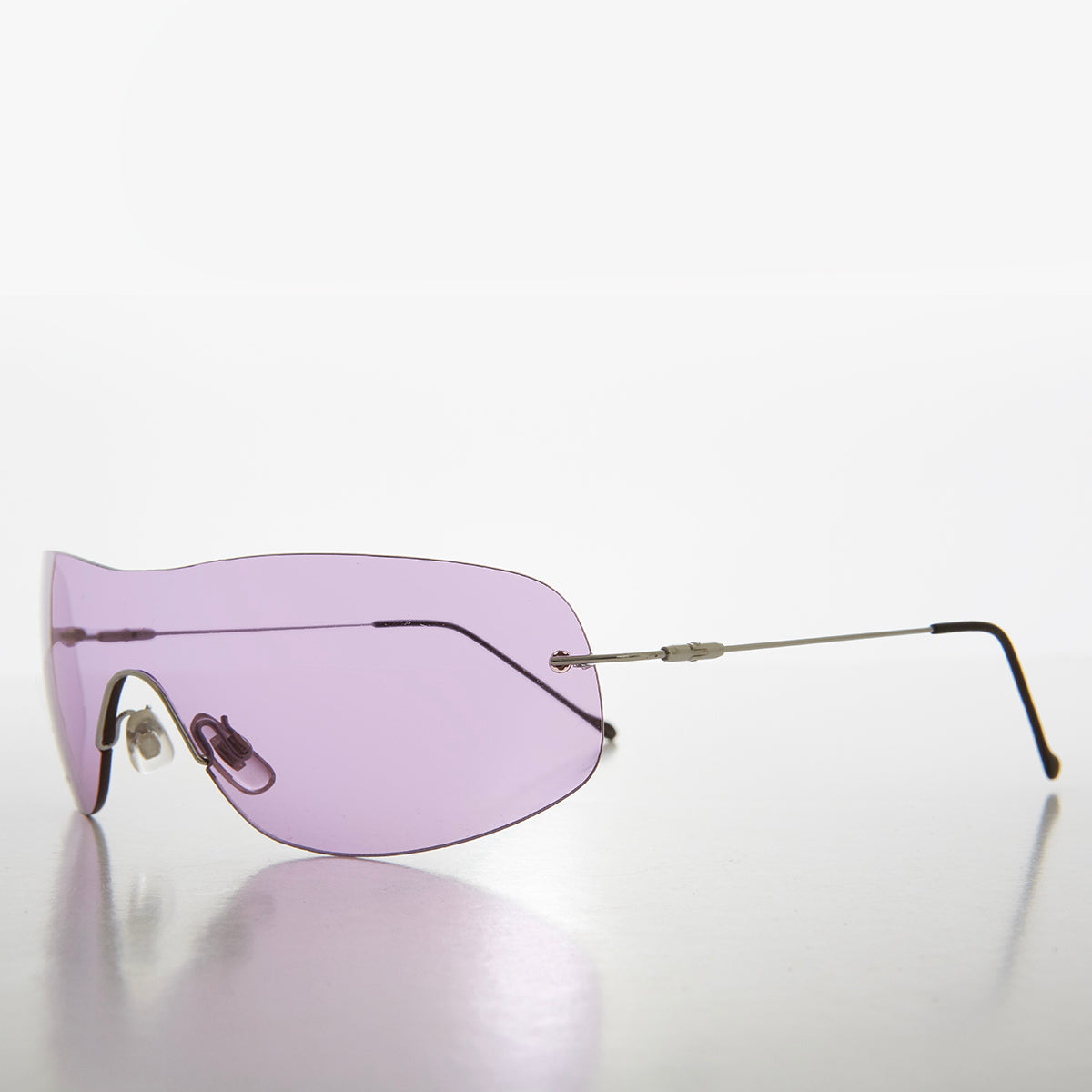 y2k Rimless Shield Sunglasses