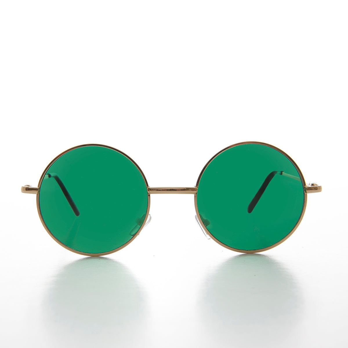 Round Hippy Colored Lens Sunglass - Tippy