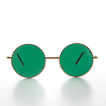 Load image into Gallery viewer, Round Hippy Colored Lens Sunglass - Tippy
