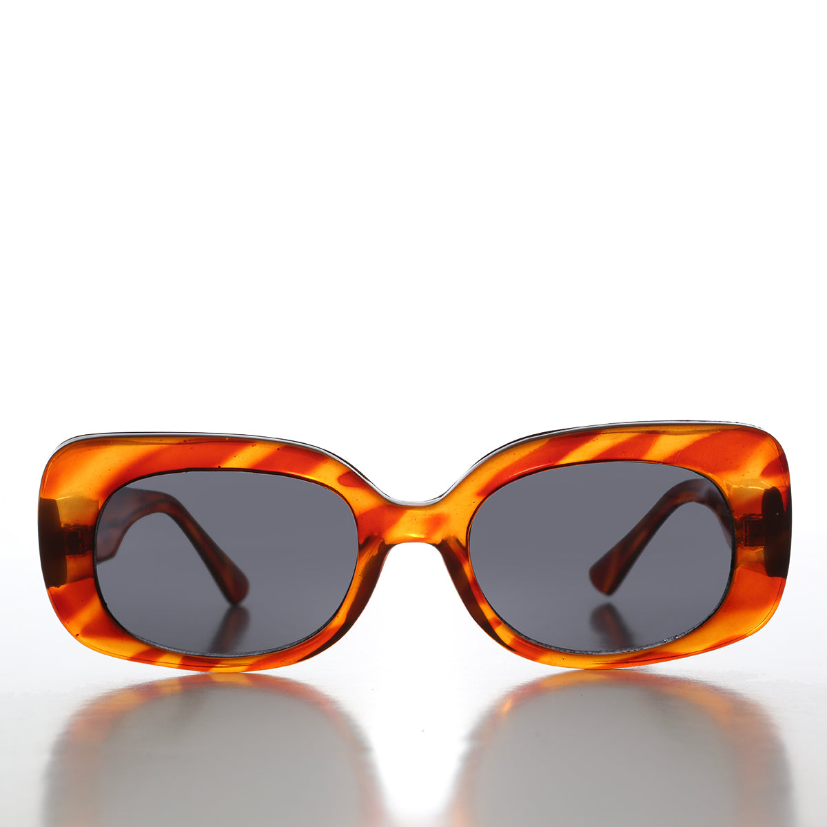 Mod Bold Rectangular Vintage Sunglasses