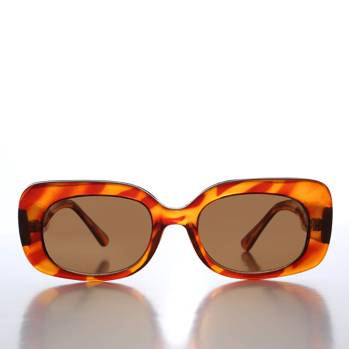 Mod Bold Rectangular Vintage Sunglasses