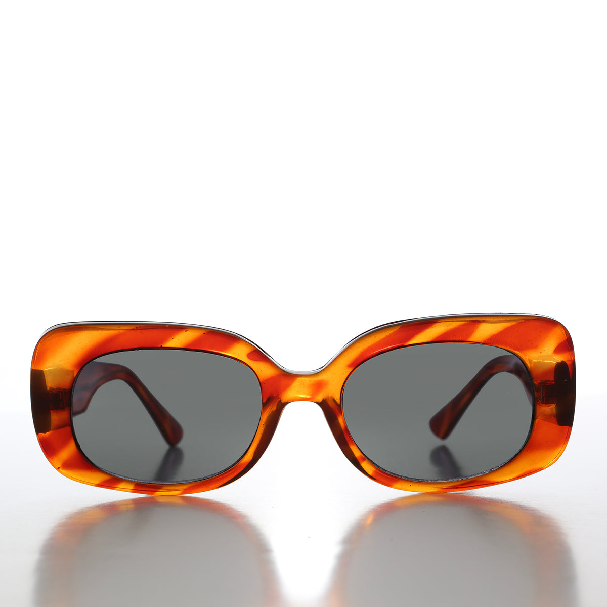 Mod Bold Rectangular Vintage Sunglasses