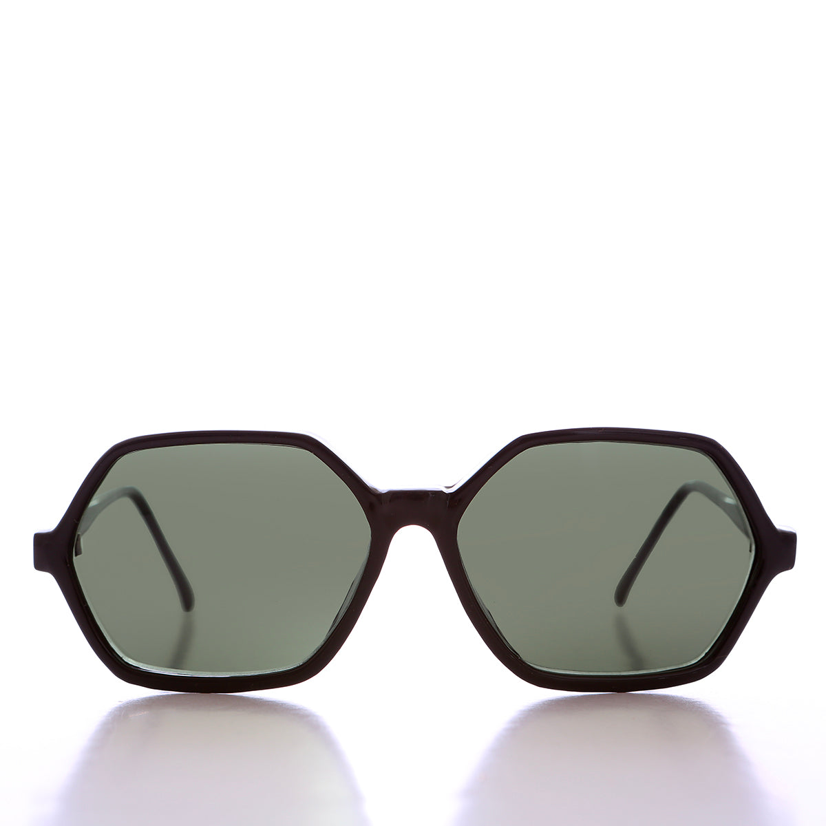 Hexagon Frame Vintage Sunglasses - Vermont