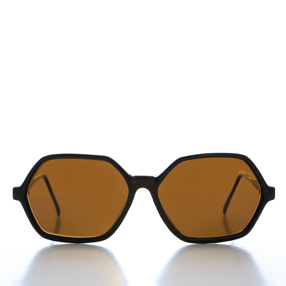 Hexagon Frame Vintage Sunglasses - Vermont