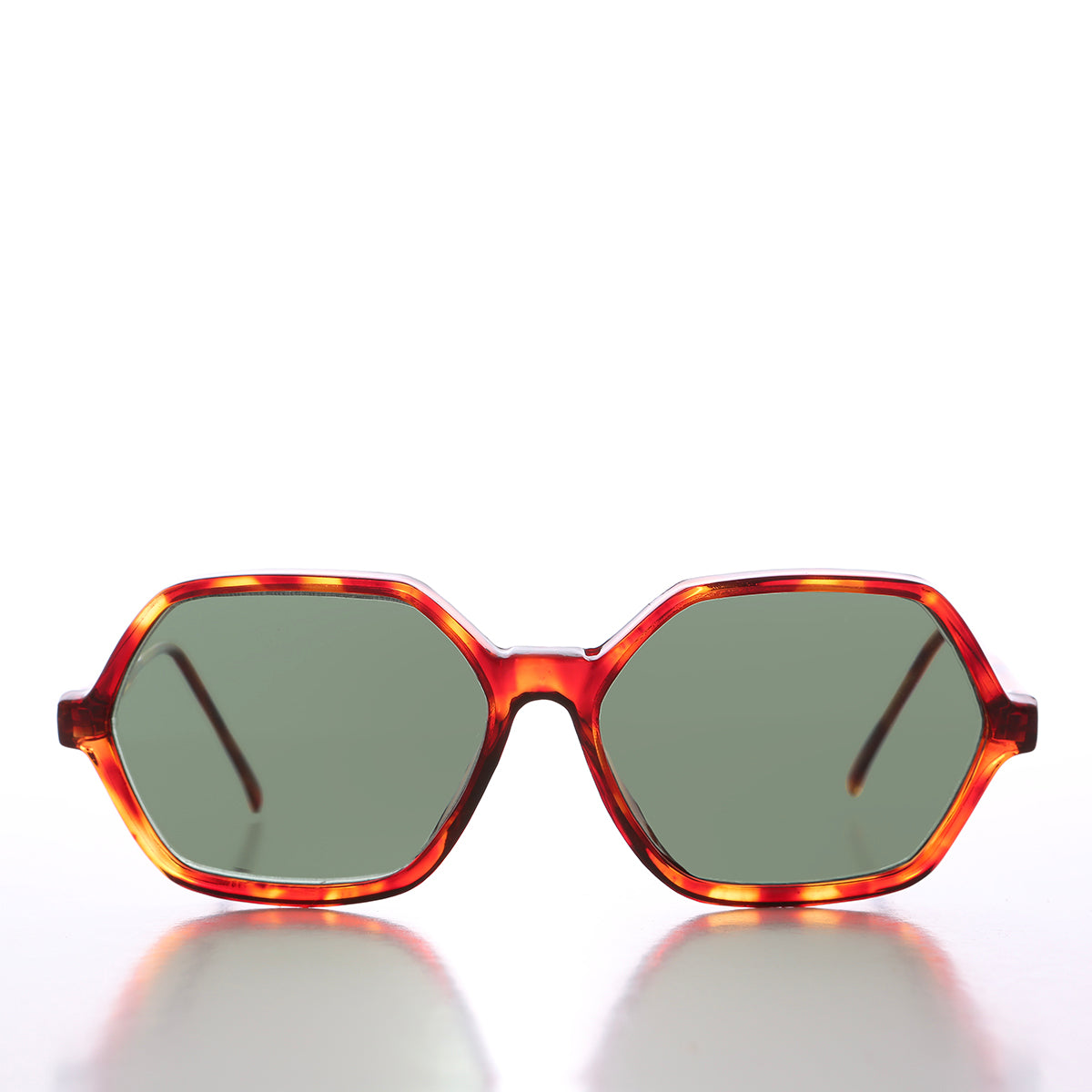 Hexagon Frame Vintage Sunglasses - Vermont