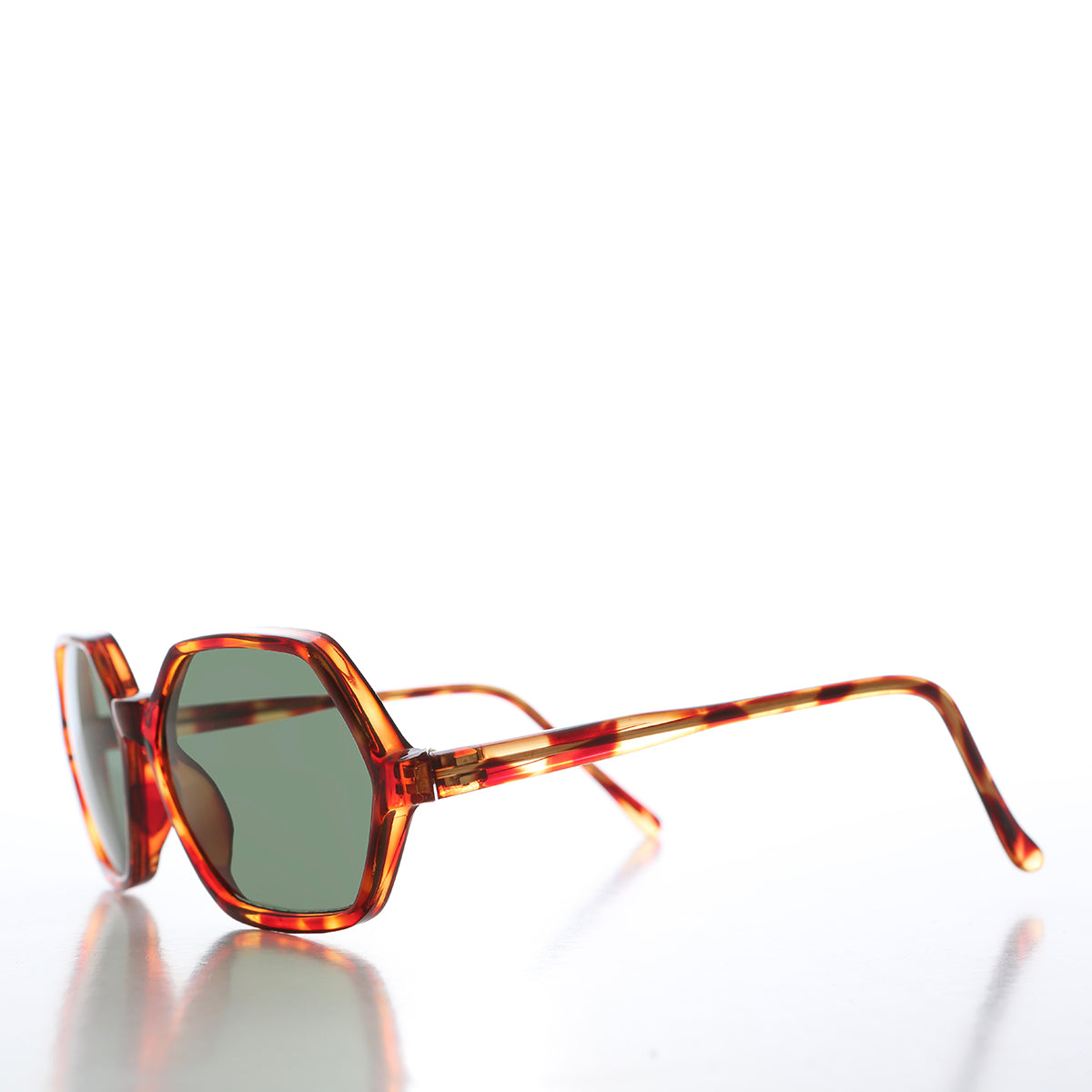 Hexagon Frame Vintage Sunglasses - Vermont