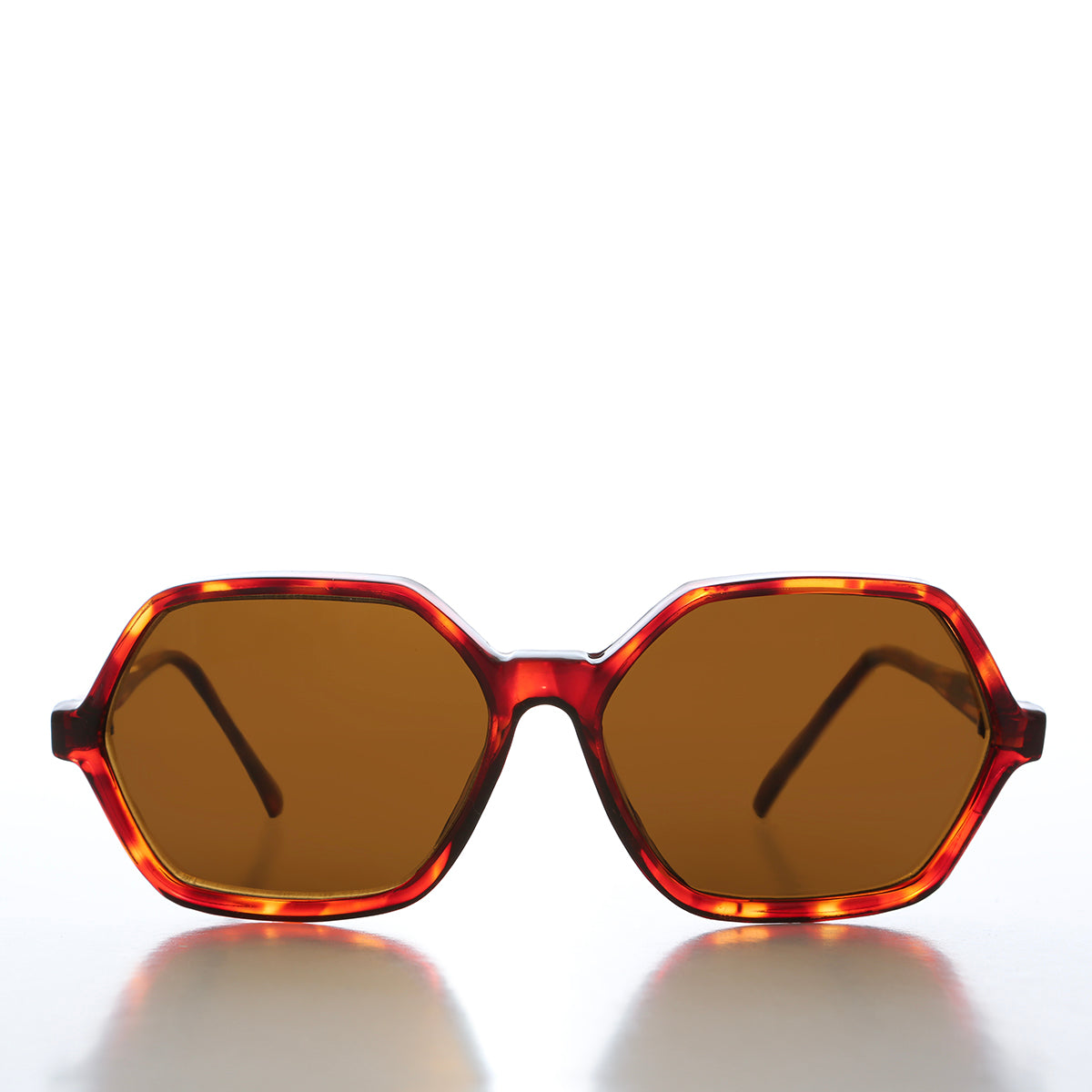 Hexagon Frame Vintage Sunglasses - Vermont