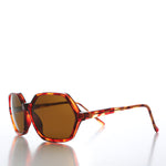 Load image into Gallery viewer, Hexagon Frame Vintage Sunglasses - Vermont
