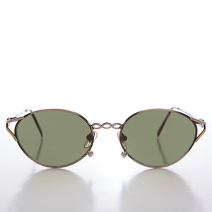 Oval Cat Eye 90s Vintage Sunglasses 