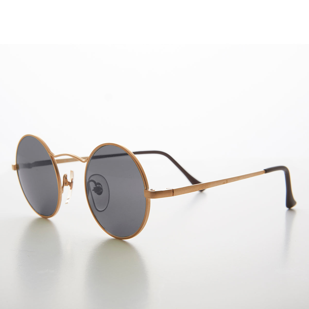 Round Wire Rim Teashade Vintage Sunglass