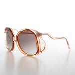 Load image into Gallery viewer, Big 80s Women&#39;s Round Vintage Boho Sunglass - Youki
