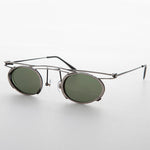 Load image into Gallery viewer, Floating Oval Lens Edwardian Steampunk Vintage Sunglass
