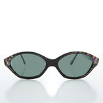 Load image into Gallery viewer, Slim Black Cat Eye Vintage Sunglasses 
