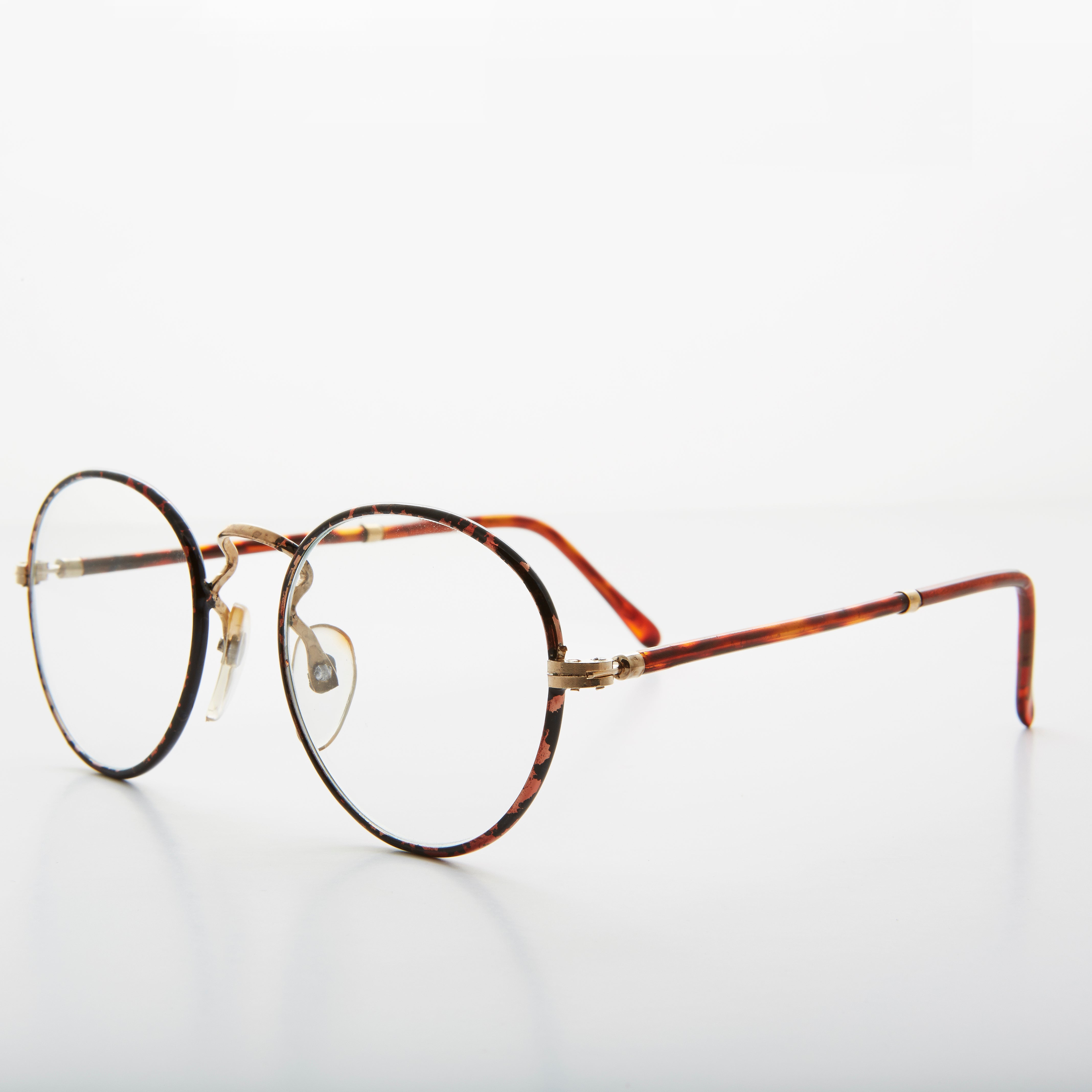 1980s clear lens polo style vintage eyewear