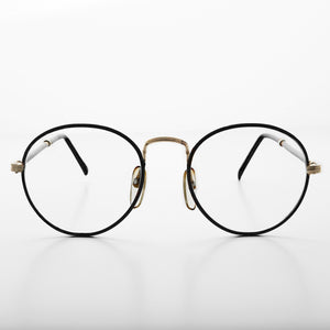 1980s clear lens polo style vintage eyewear