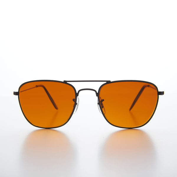 Sunglass Museum Square Colorful Aviator Sunglasses