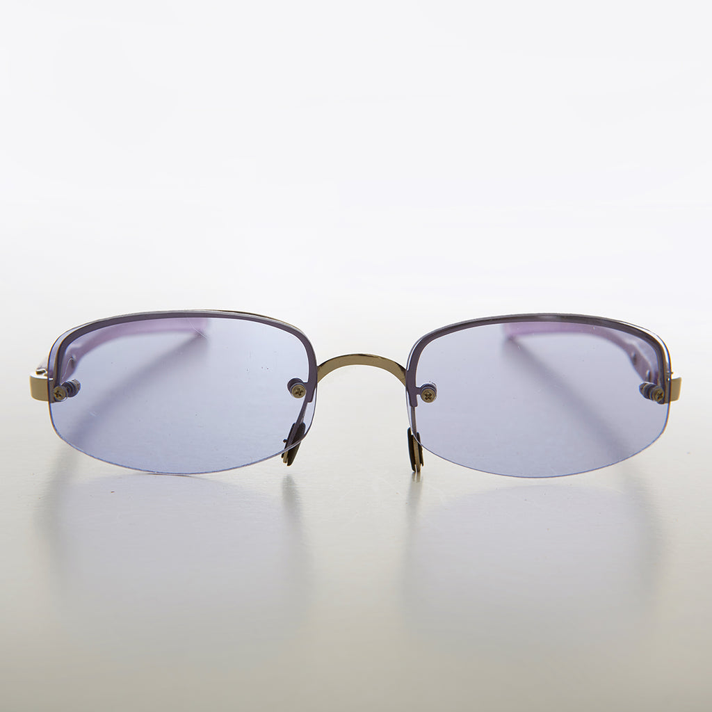 Colorful Rimless Lens Vintage Sunglass