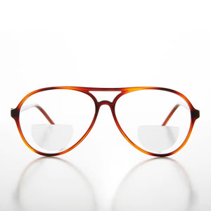 Simple Bifocal Aviator Reading Glasses