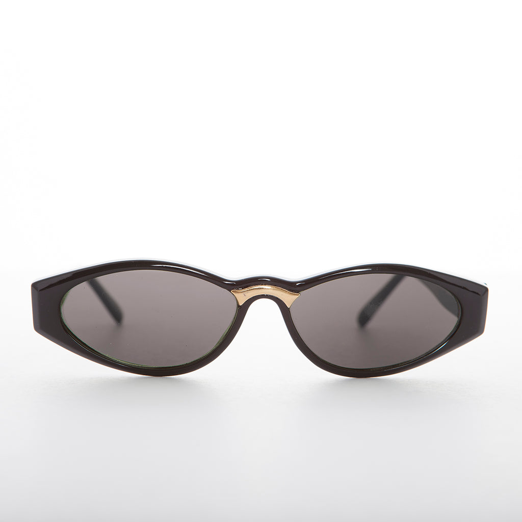 oval 90s women's sunglasses