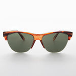 Load image into Gallery viewer, Semi-Rimless Mono Browline Vintage Sunglass
