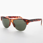 Load image into Gallery viewer, Semi-Rimless Mono Browline Vintage Sunglass
