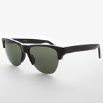 Load image into Gallery viewer, Semi-Rimless Mono Browline Vintage Sunglass 
