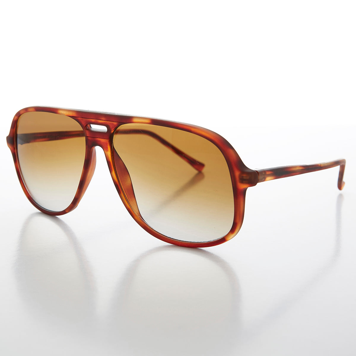 Square Vintage 80s Classic Aviator with Gradient Lens