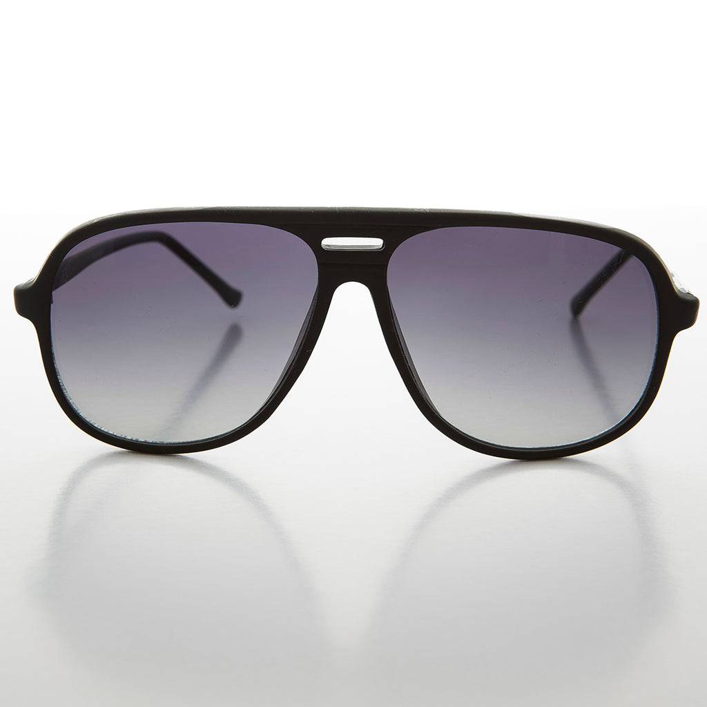Square Vintage 80s Classic Aviator with Gradient Lens 