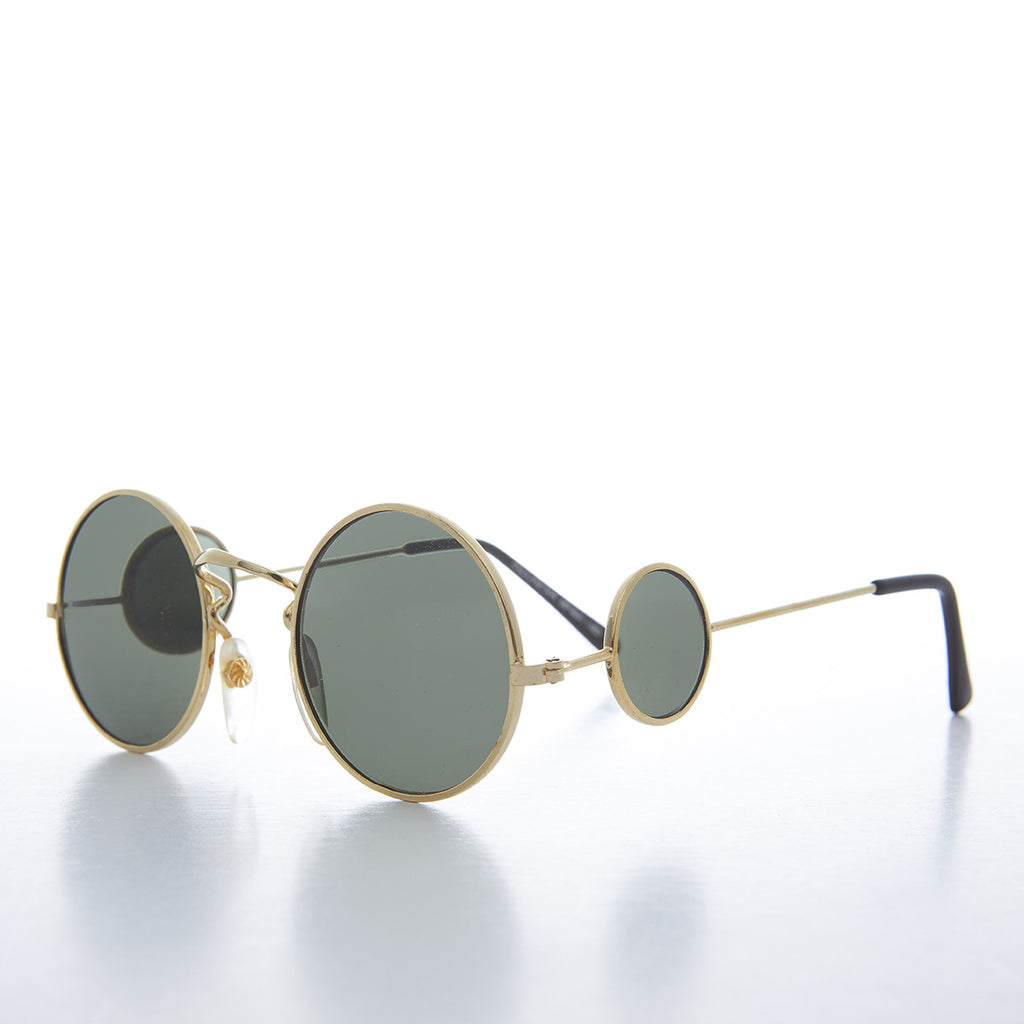 round circle mod sunglass