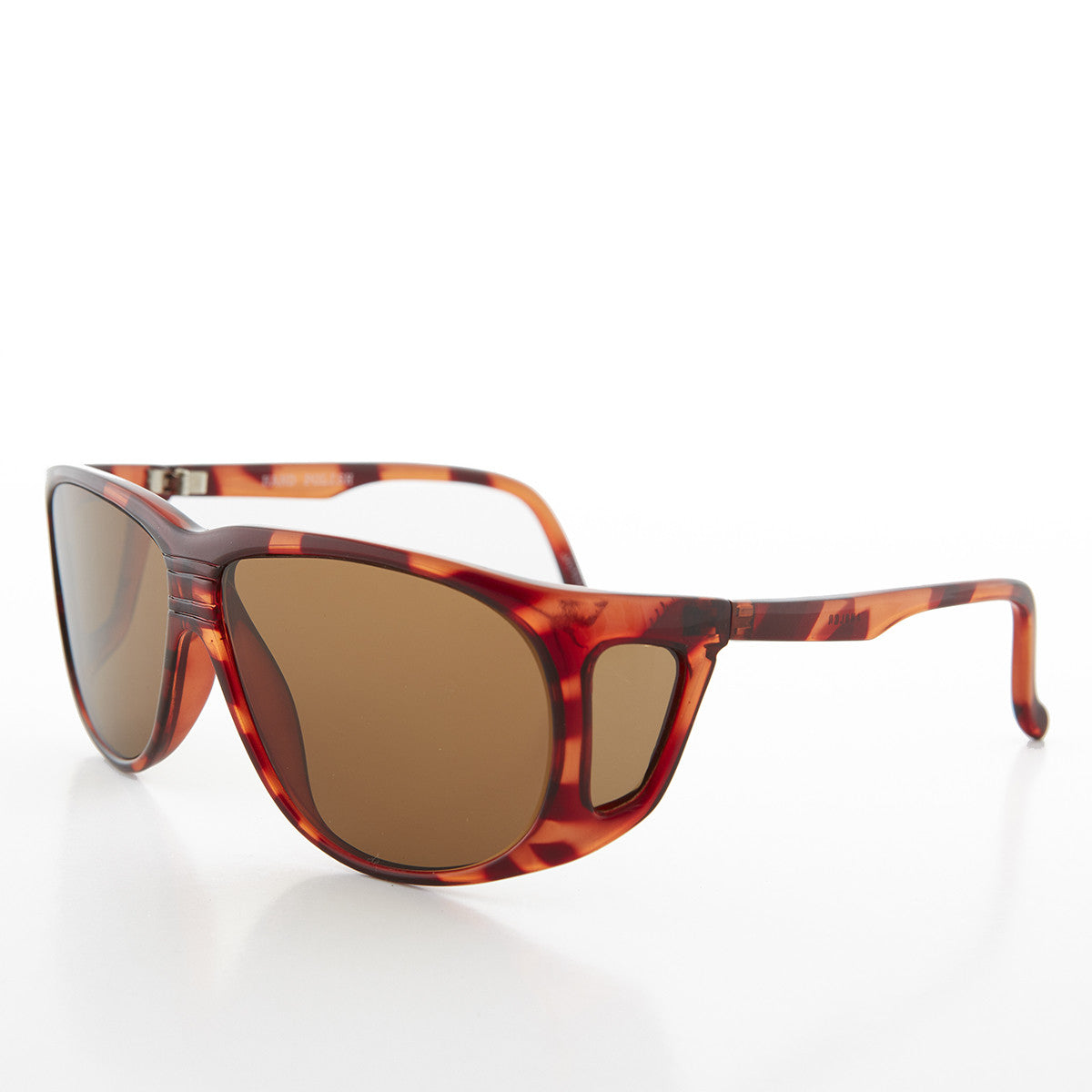 tortoise polarized sports sunglasses