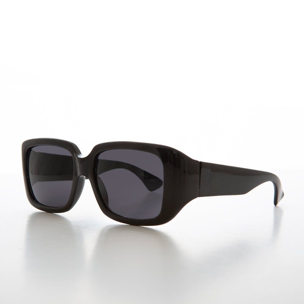 bold rectangle vintage 90s mod sunglasses